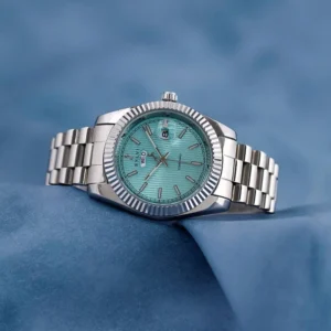 Sylvi Starboard Electric Blue Silver Premium Watch